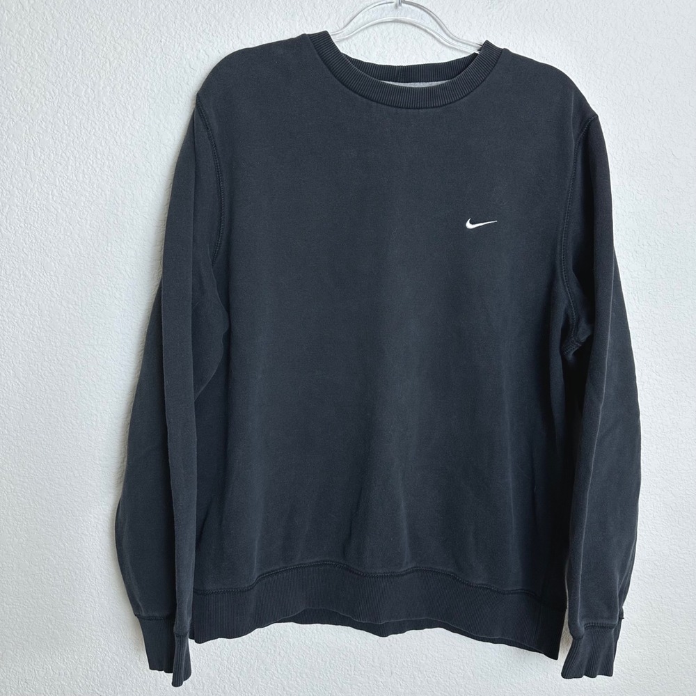 Nike Mens The Athletic Dept Crewneck Sweatshirt Black XL Swoosh 341570-010
